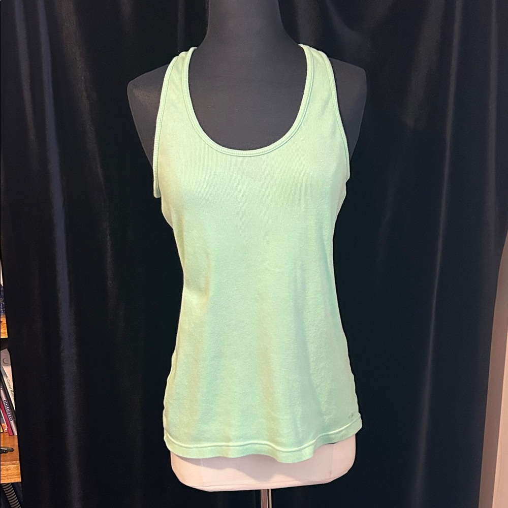 Light Green Women's Razor-Back Tank Top